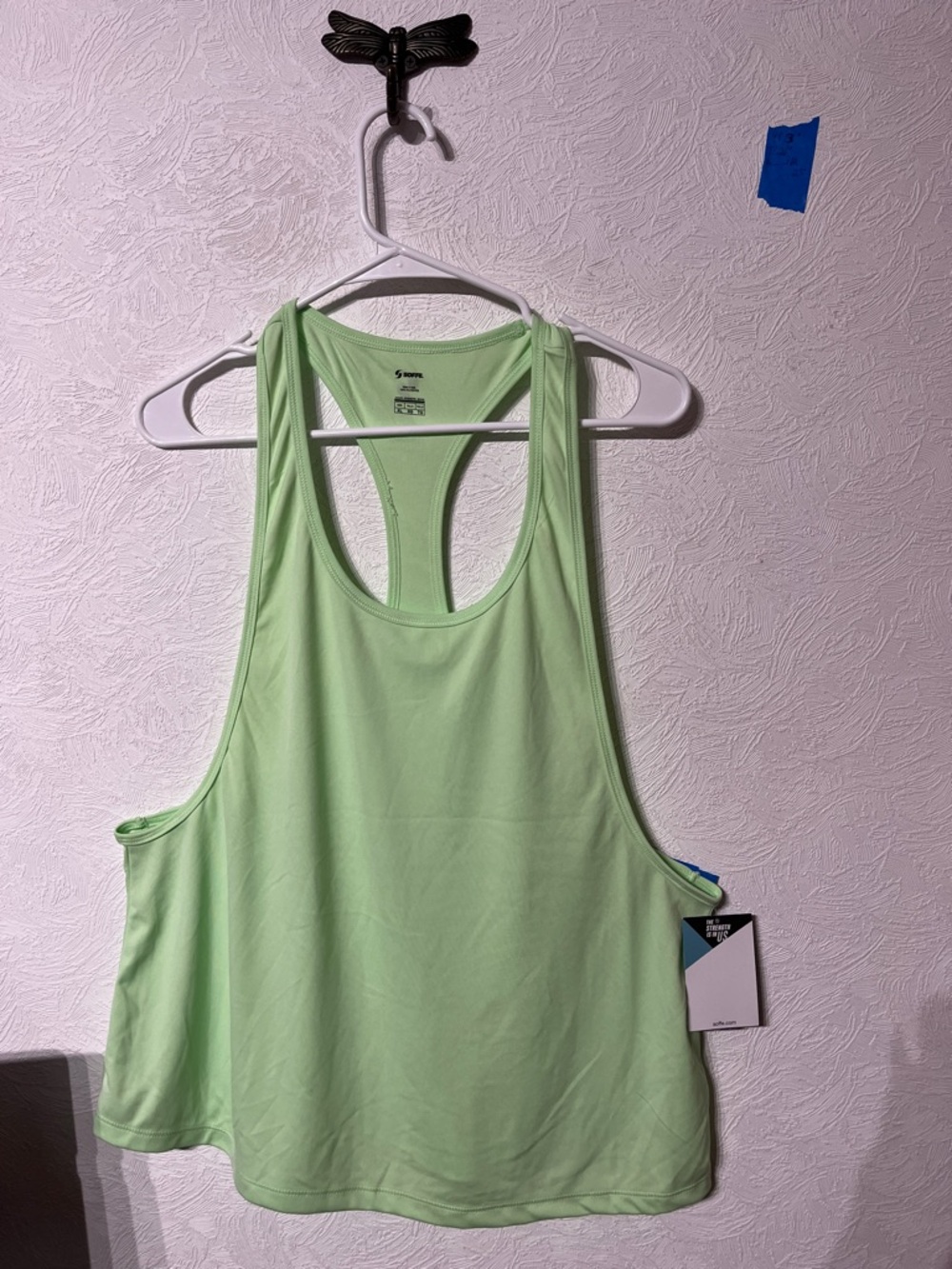 Soffe NEW - Sz XL - Light Green Racerback Tank